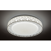 LED ceiling lamp with decorative ring, dimmable, CCT 60W, 3000-6500K, 220-240V AC, IP20