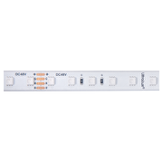 Professional LED strip 16W/m, RGB, 48V DC, 84LED/m, SMD4040, IP67