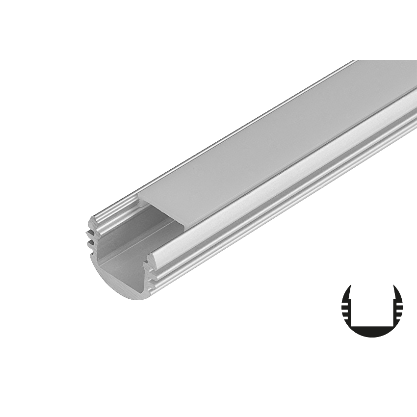 Aluminiumsprofiler bånd, 2m | Ultralux